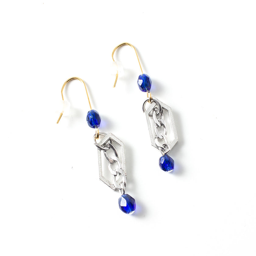 Deauville two-tone earrings