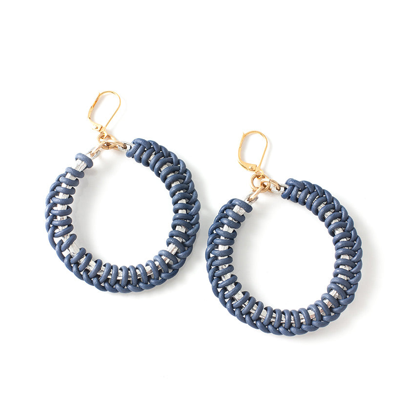 Stockholm two-tone earrings