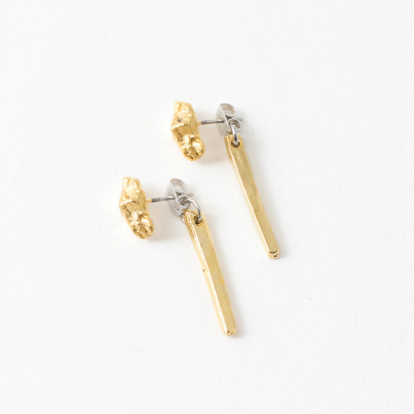 Nolwen Gold Earrings
