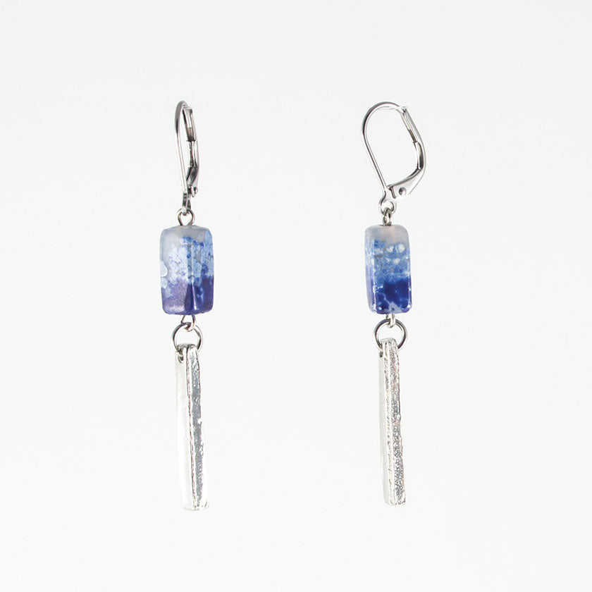 Boucles d'oreilles Corey Deux tons
