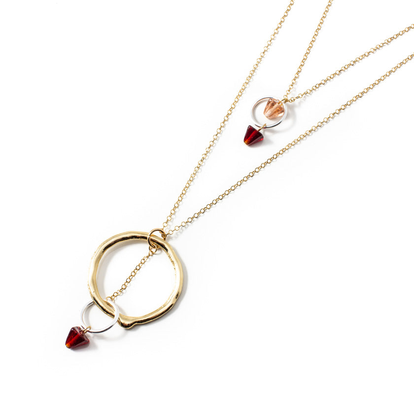 Kena Two-tone Necklace