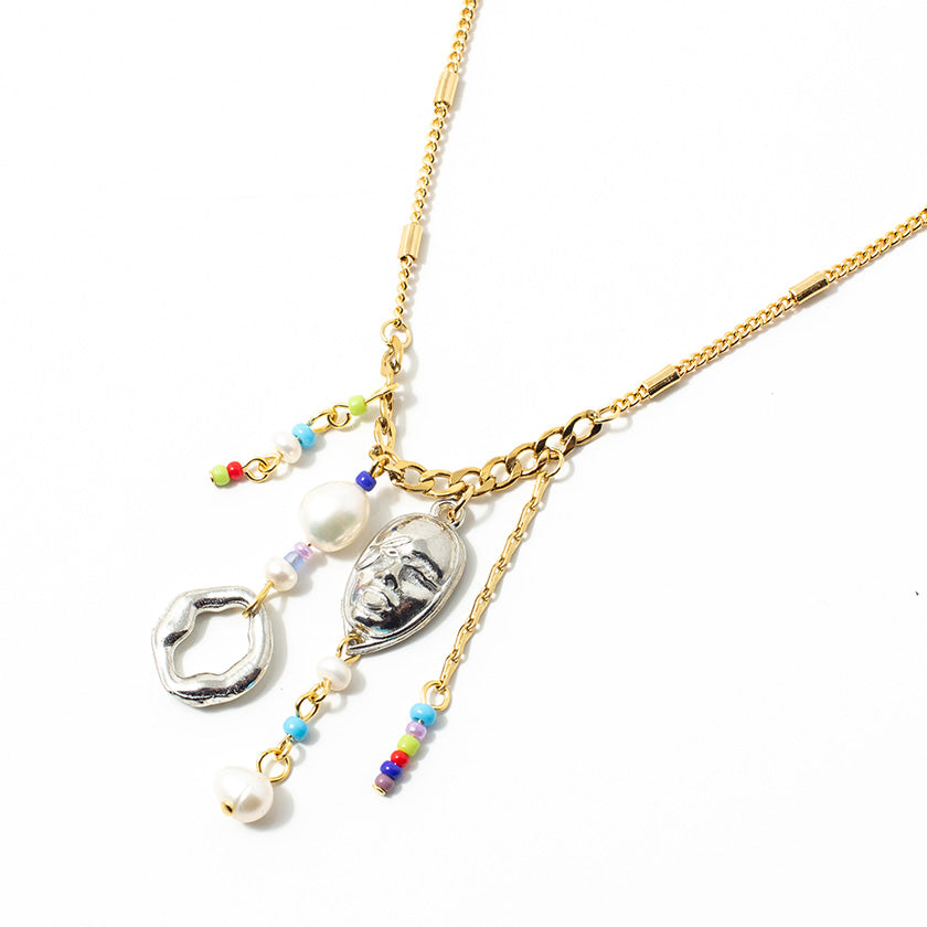 Collier Dyzzu Deux tons