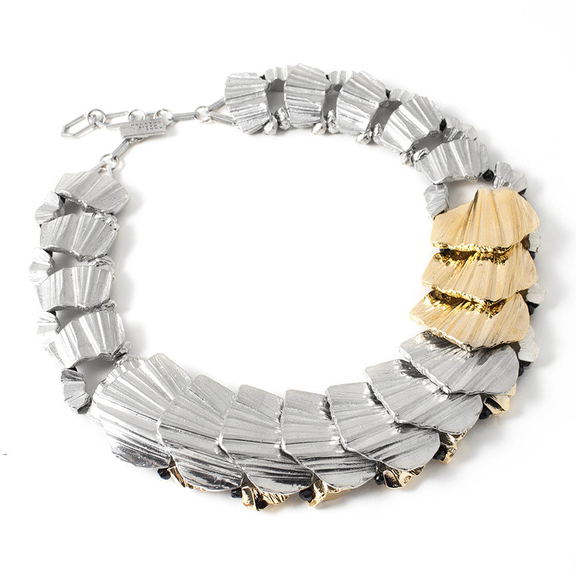 Zanzibar two-tone necklace