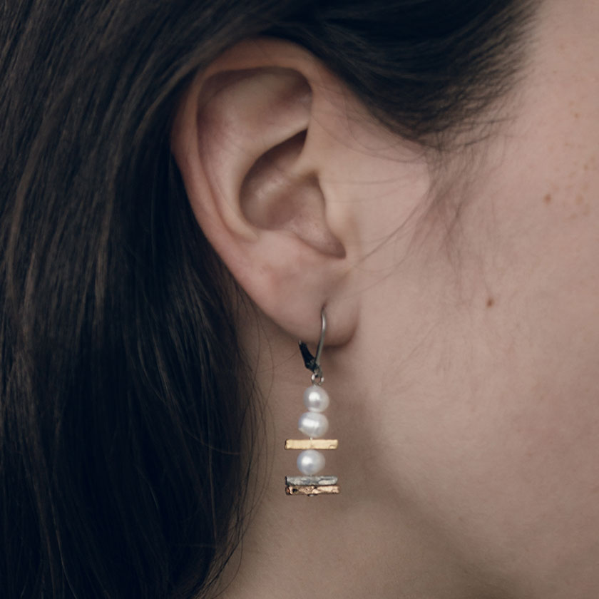 Lyzem Two-tone Earrings