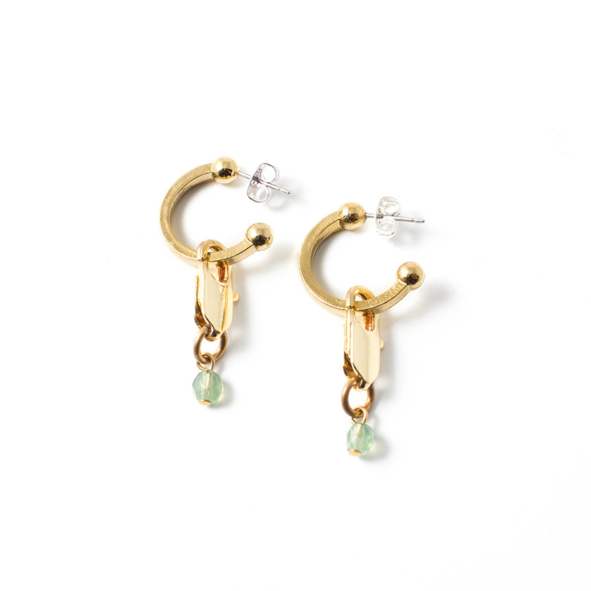 Boucles d'oreilles Havane Or