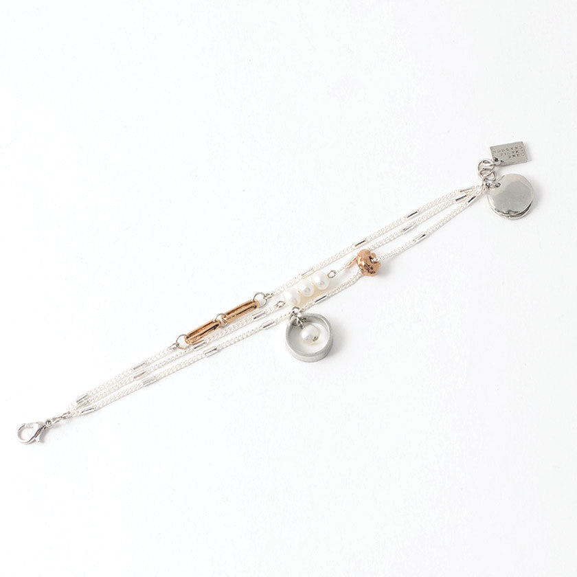 Floyd two-tone bracelet