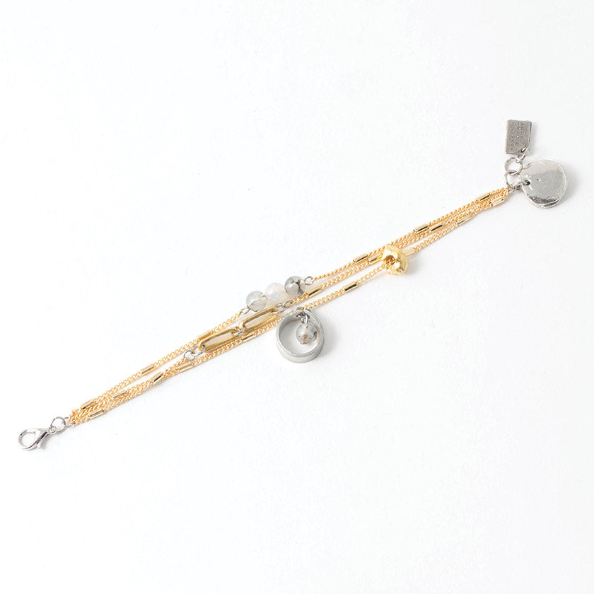 Bracelet Floyd Deux tons