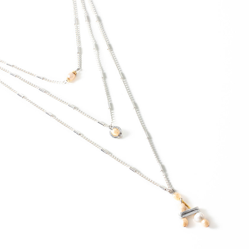 Gaspé two-tone necklace