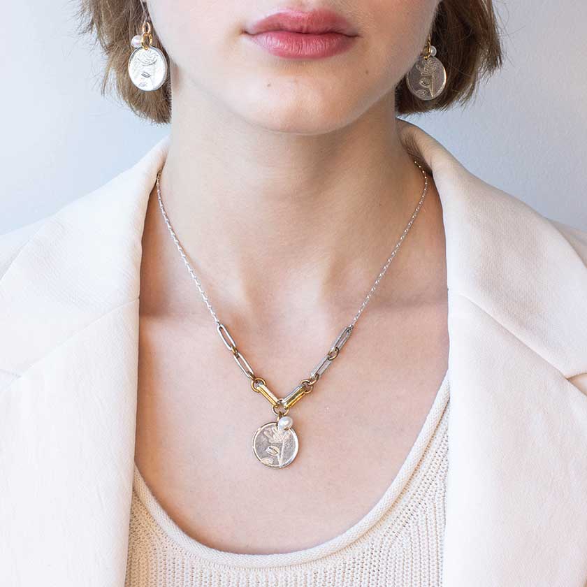 Collier Espoir Deux tons