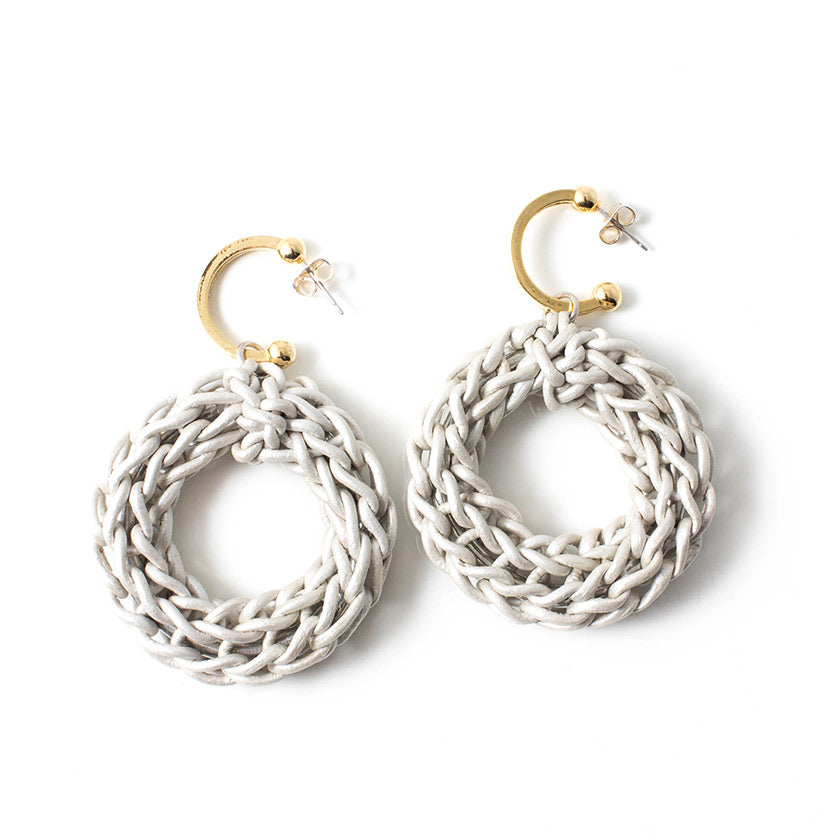 Tulum two-tone earrings