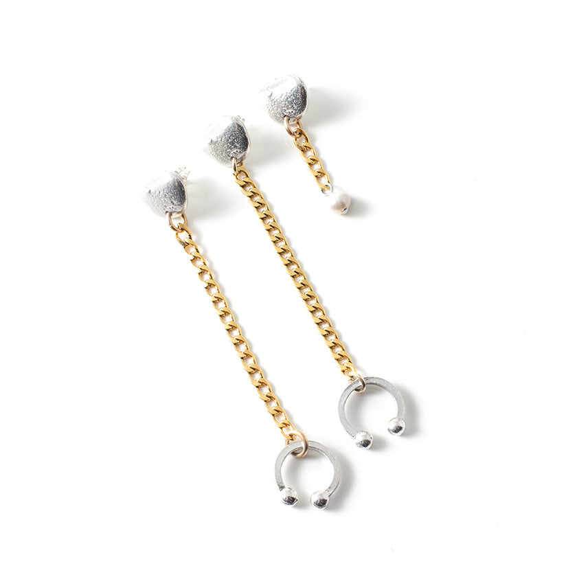 Boucles d'oreilles Zadar Deux tons