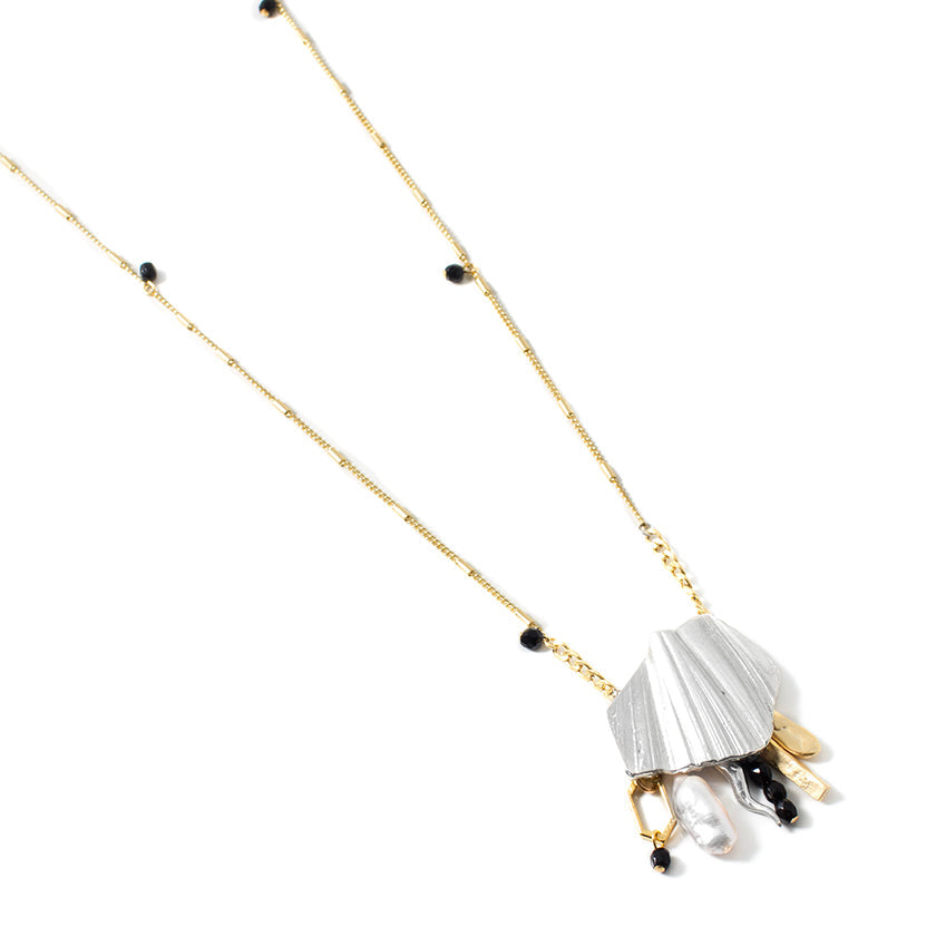 Palma two-tone necklace
