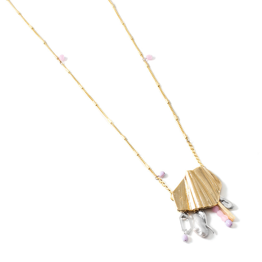 Palma two-tone necklace