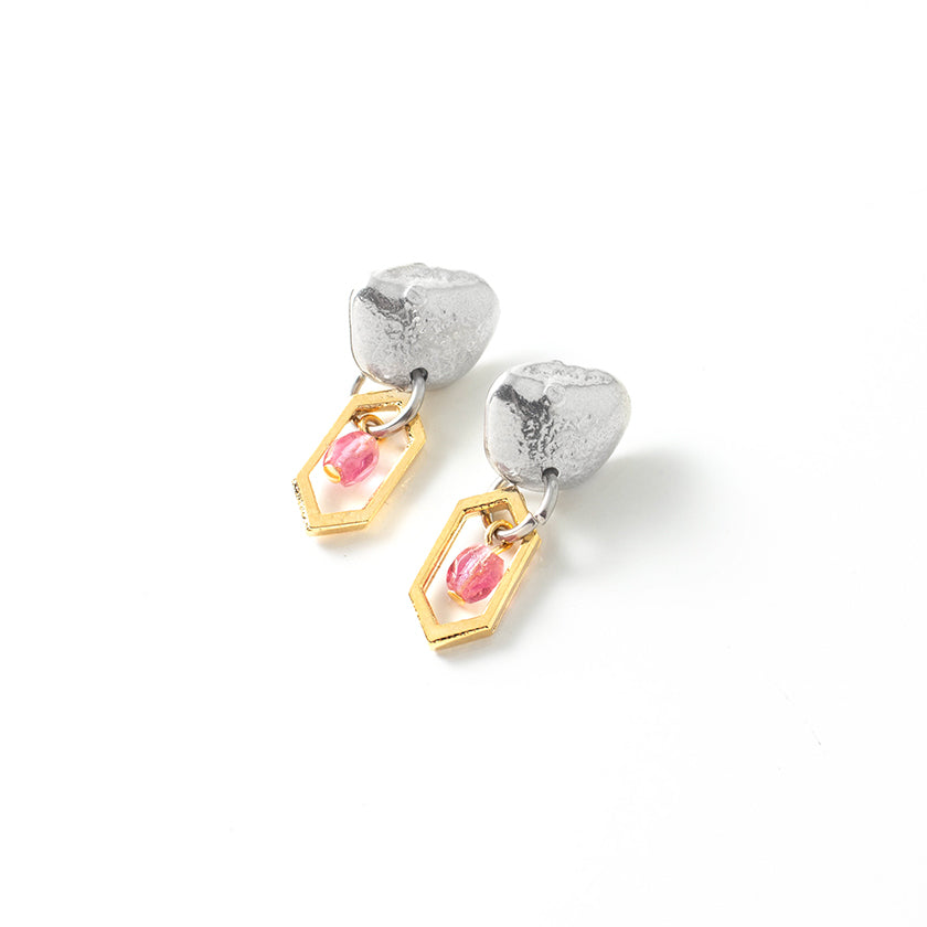 Boucles d'oreilles Mazaltan Deux tons