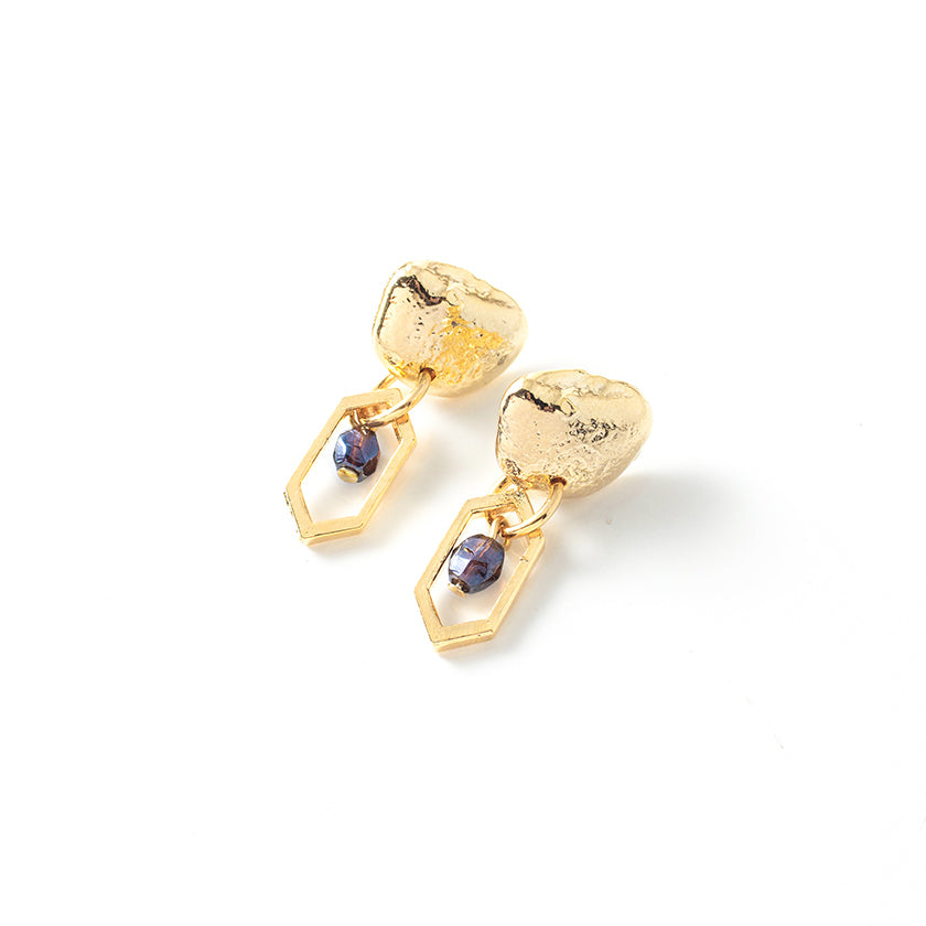 Mazaltan gold earrings