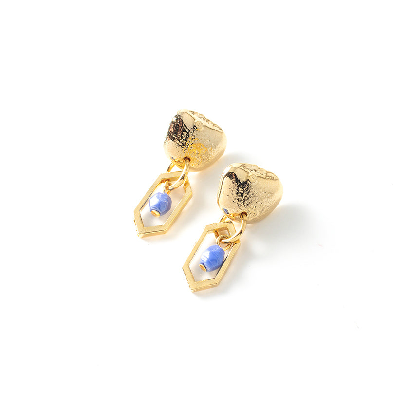 Mazaltan gold earrings
