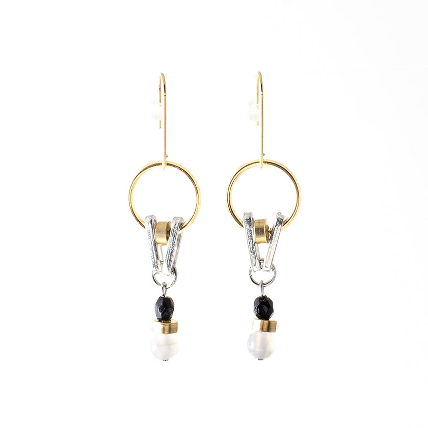 Boucles d'oreilles Molokai Deux tons