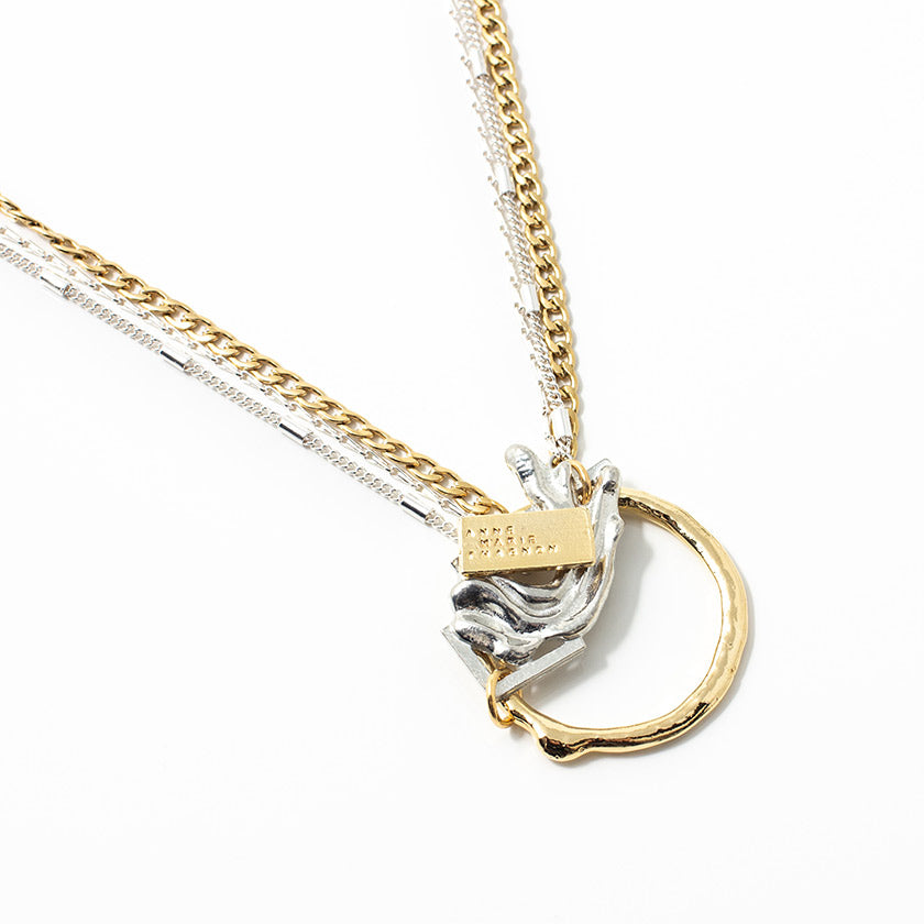 Goub two-tone necklace