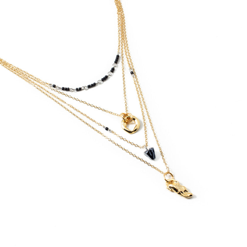 Kwal two-tone necklace