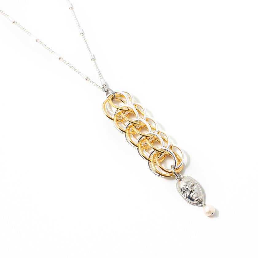 Komi two-tone necklace