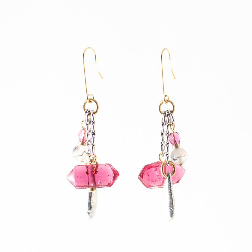 Namur two-tone earrings