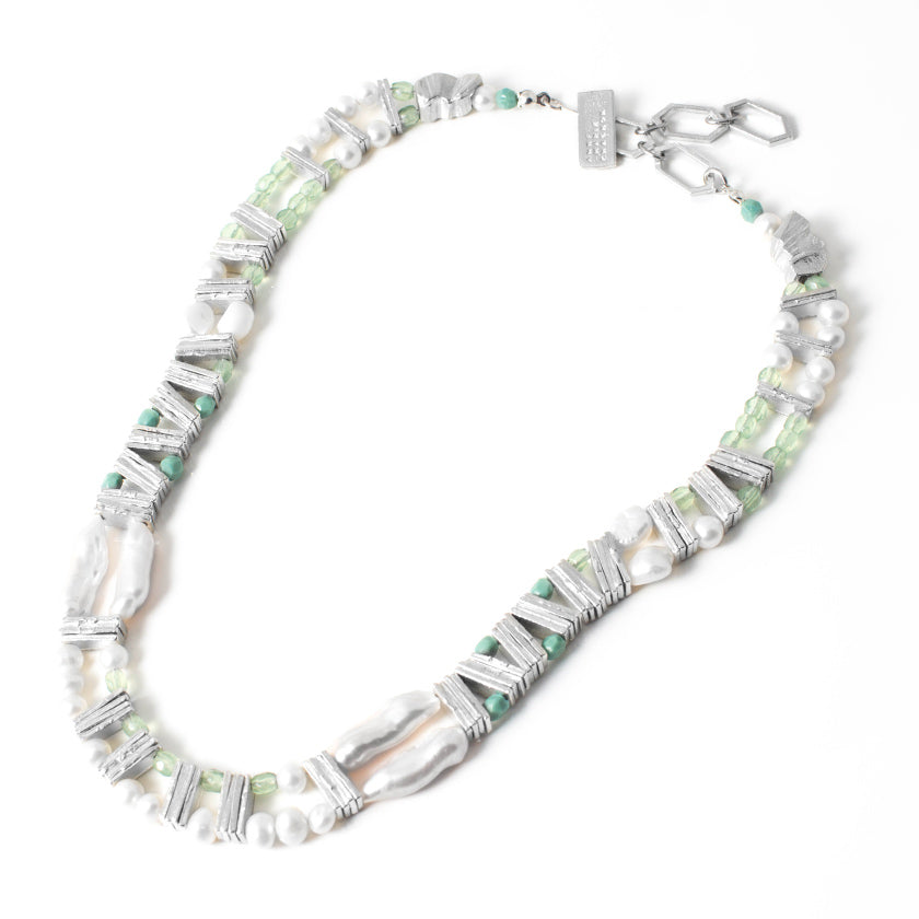 Venise silver necklace