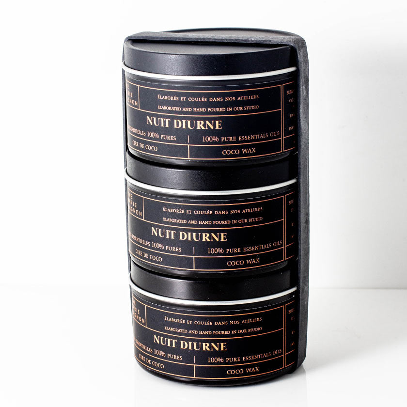 Trio Bougies Nuit Diurne