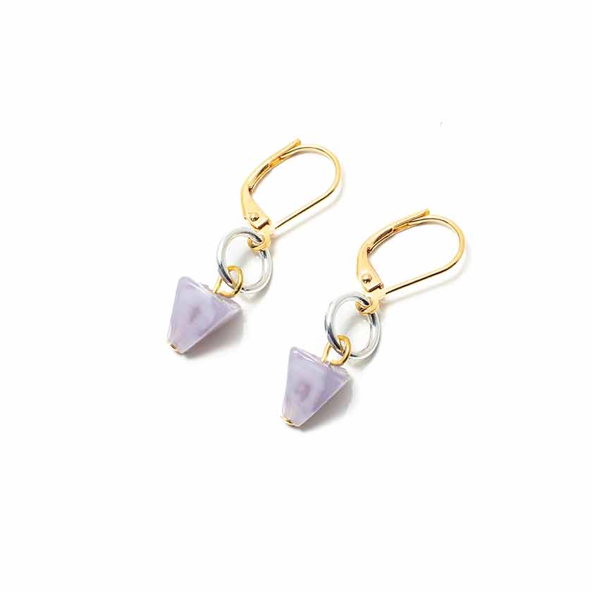 Boucles d'oreilles Boba Deux tons