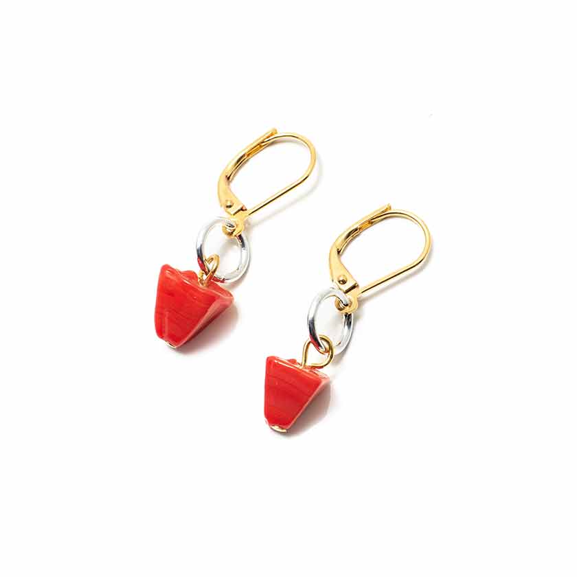 Boucles d'oreilles Boba Deux tons