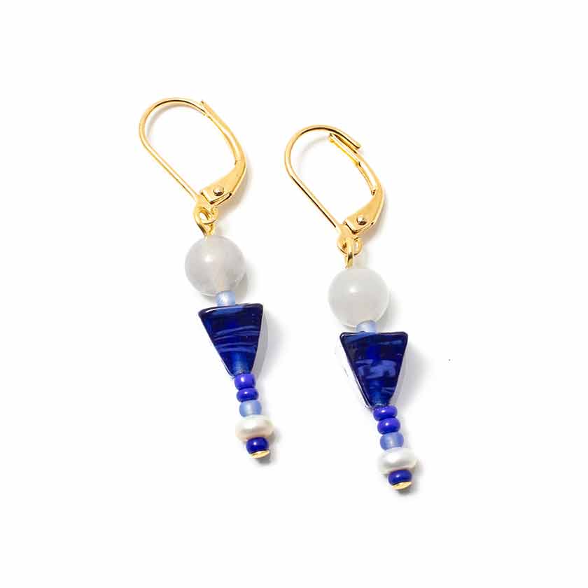 Boucles d'oreilles Calea Deux tons