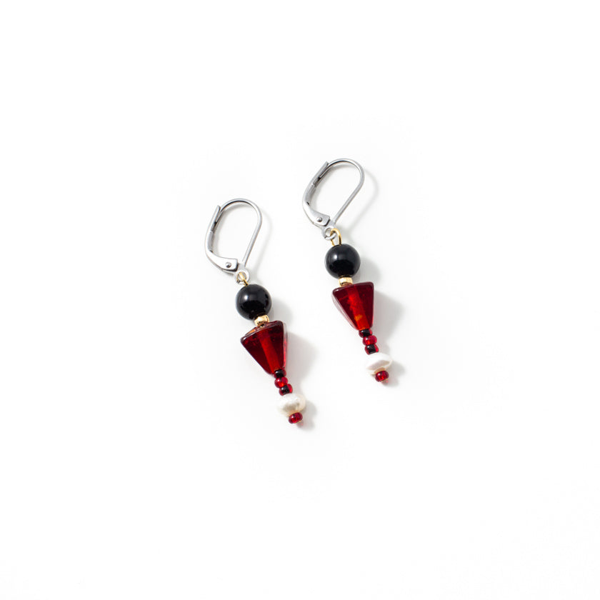 Boucles d'oreilles Calea Deux tons
