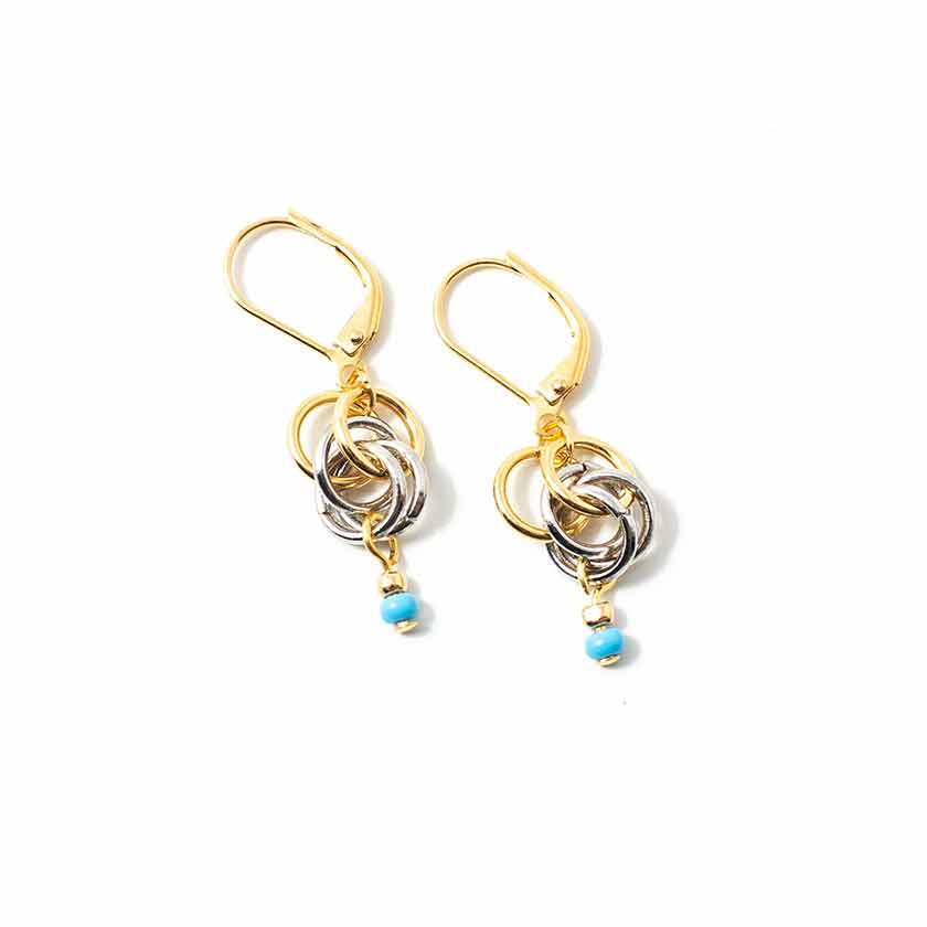 Bime Two-tone Earrings