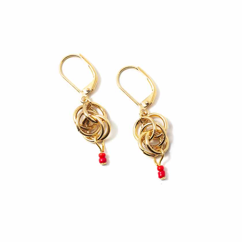 Bime Gold Earrings