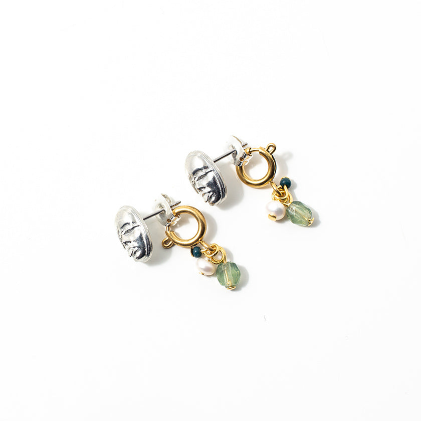 Boucles d'oreilles Lyofa Deux tons