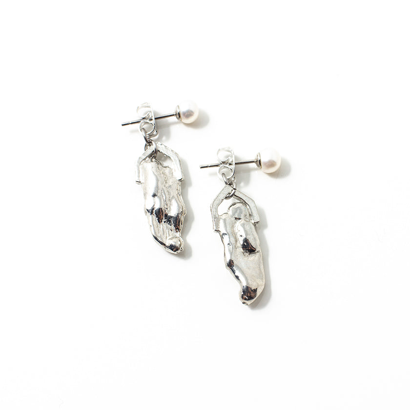 Boucles d'oreilles Nouan Argent