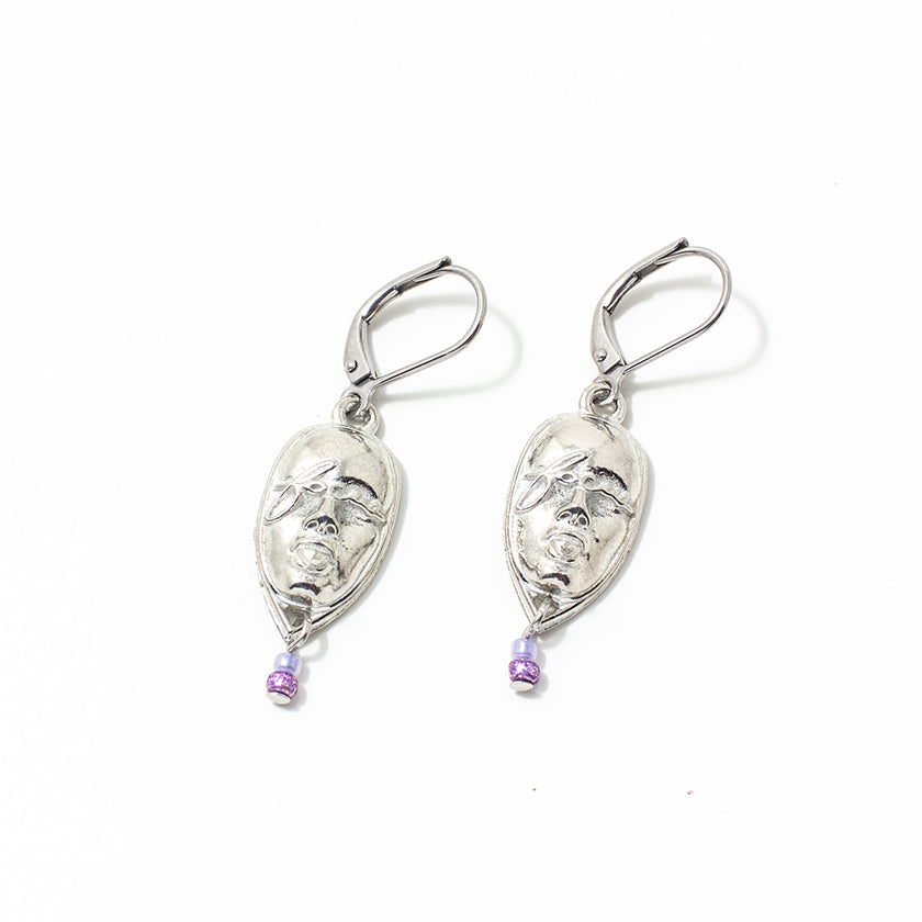 Boucles d'oreilles Lamo Argent