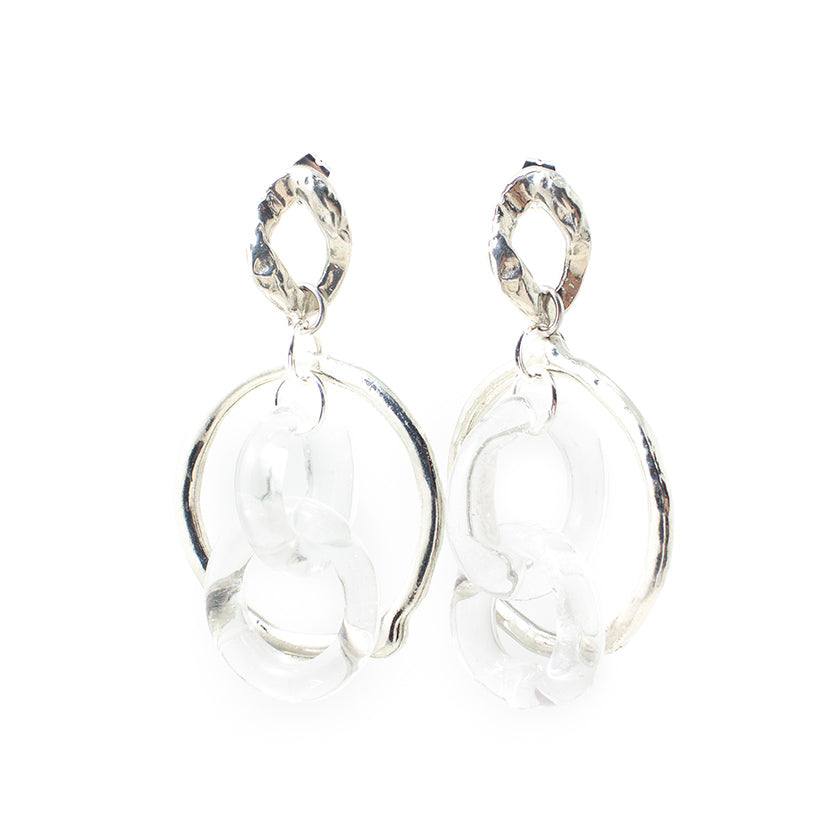 Tamas silver earrings