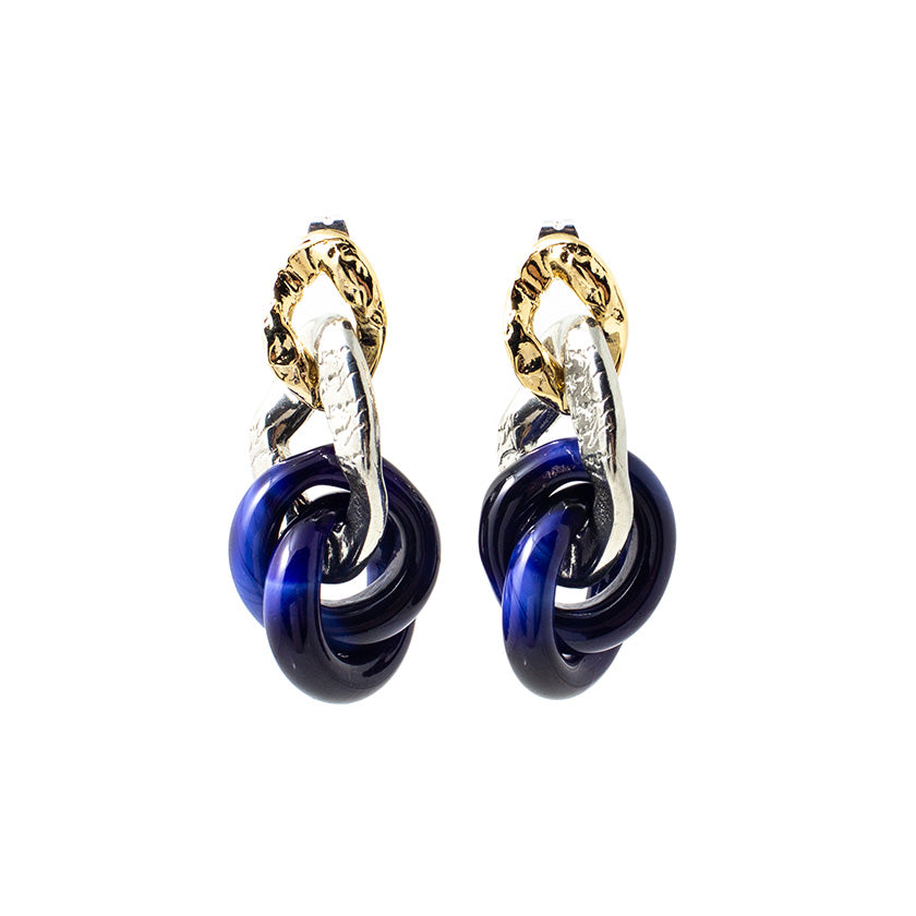 Boucles d'oreilles Souba Deux tons