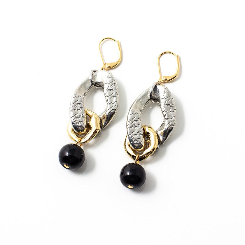 Boucles d'oreilles Nifae Deux tons