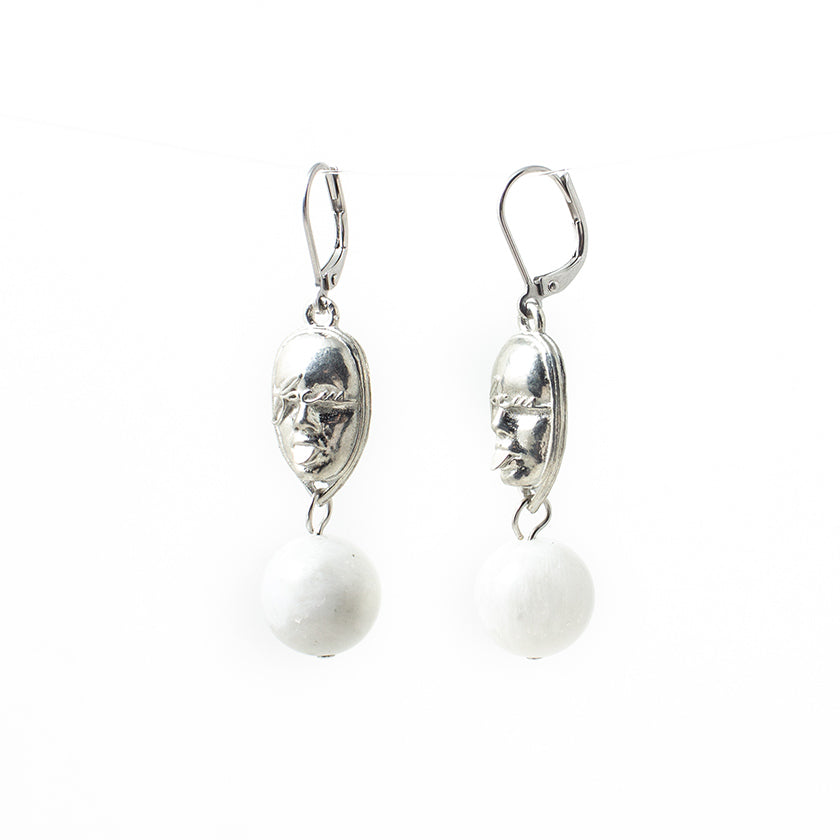 Boucles d'oreilles Laki Argent