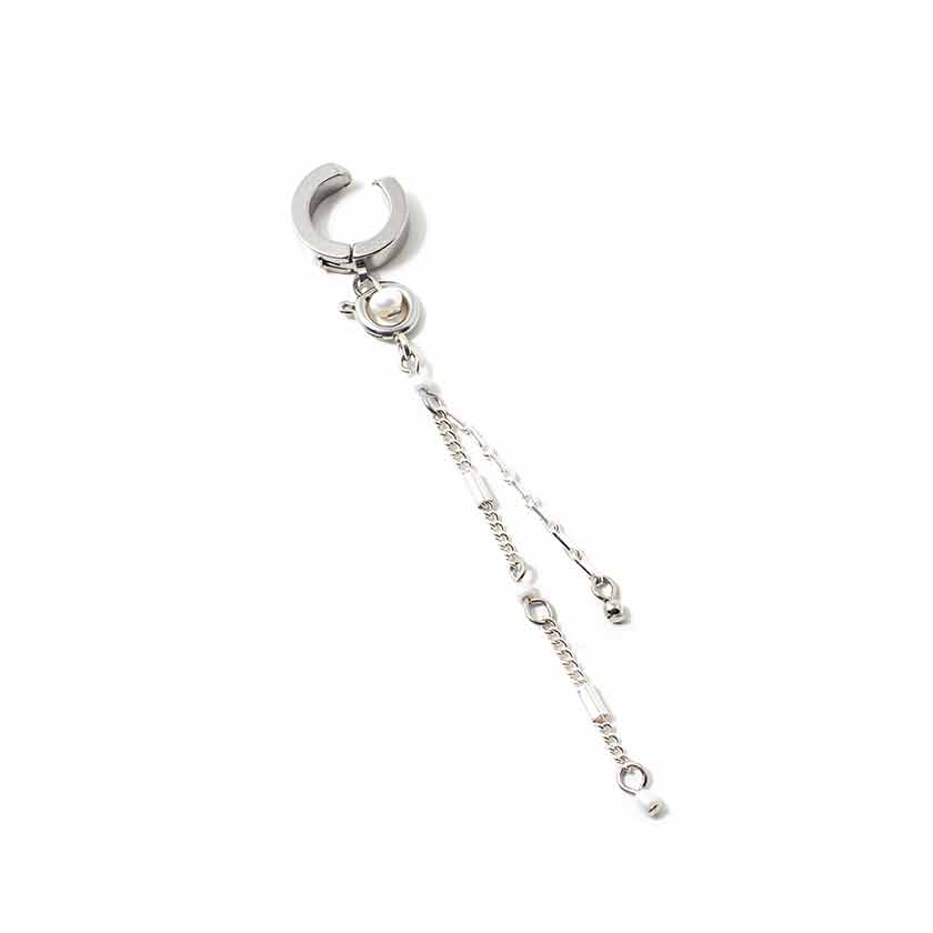 Ubop silver ear cuff