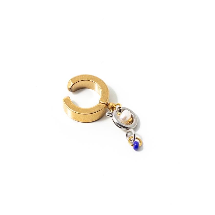 Oza two-tone ear cuff