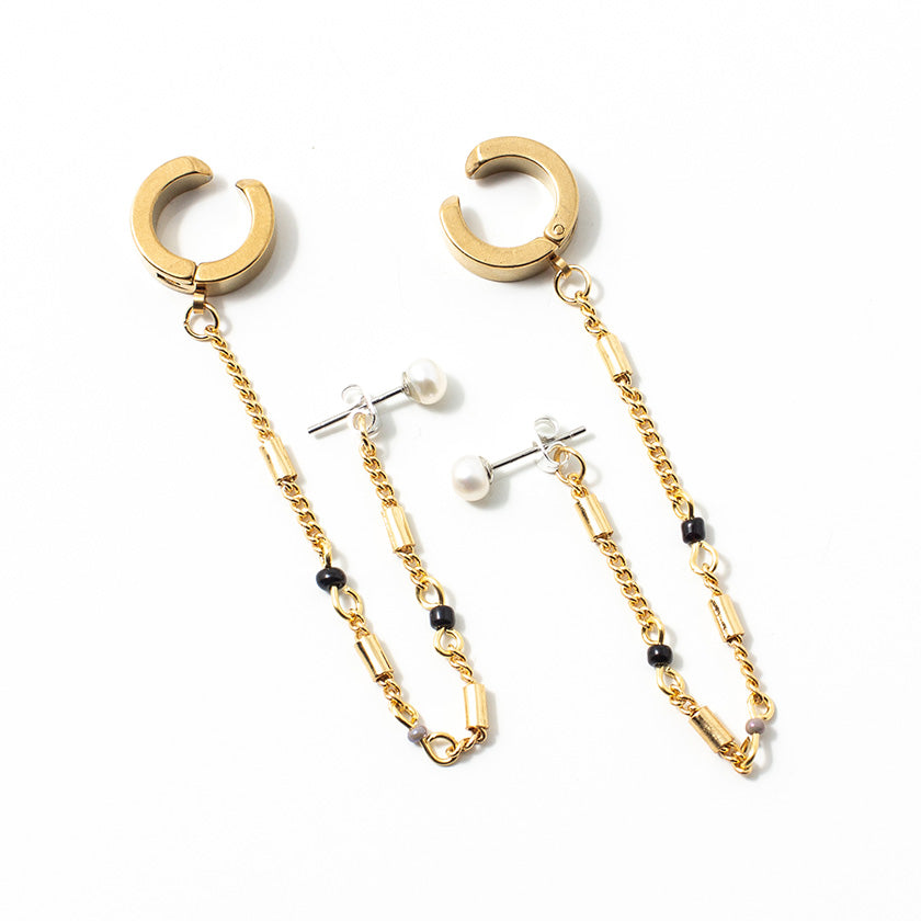 Vuzam gold earrings