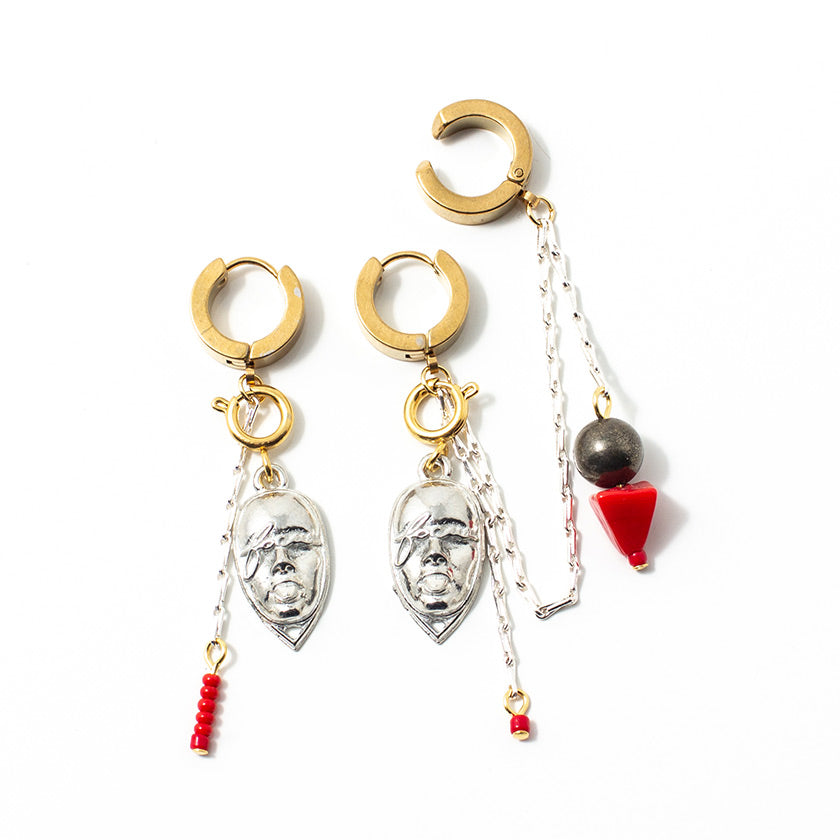 Boucles d'oreilles Vody Deux tons