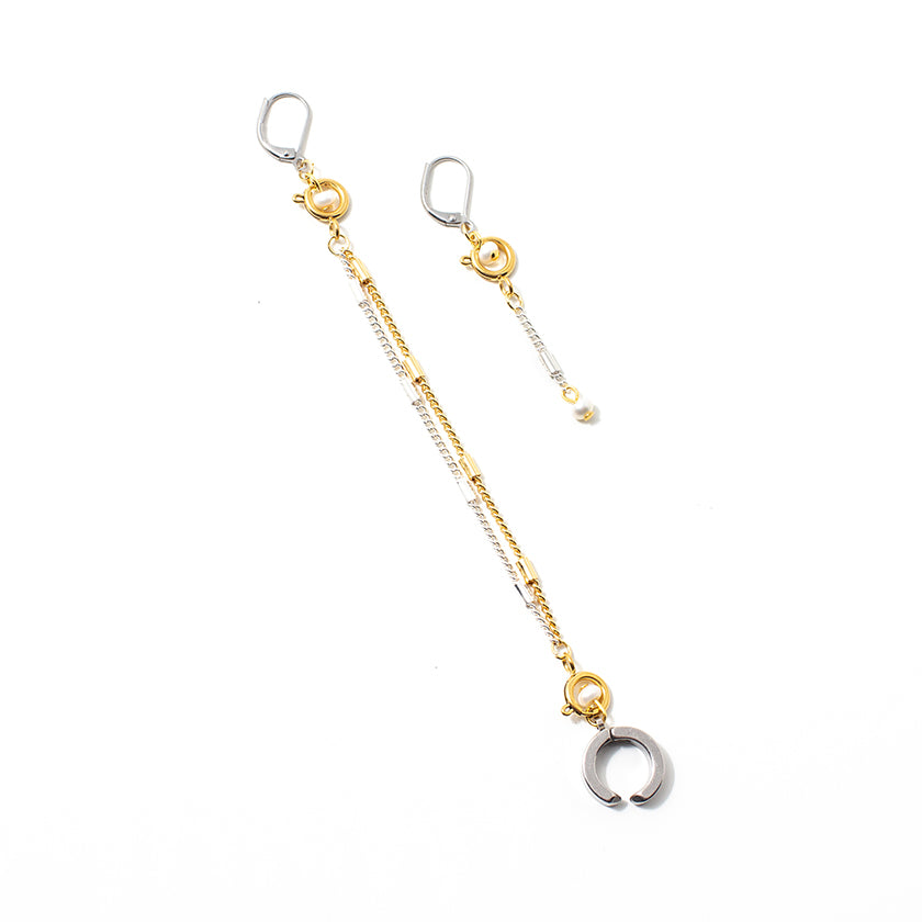Boucles d'oreilles Soli Deux tons