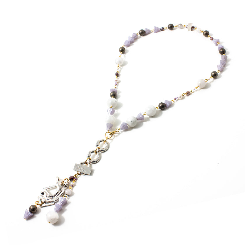 Nira two-tone necklace