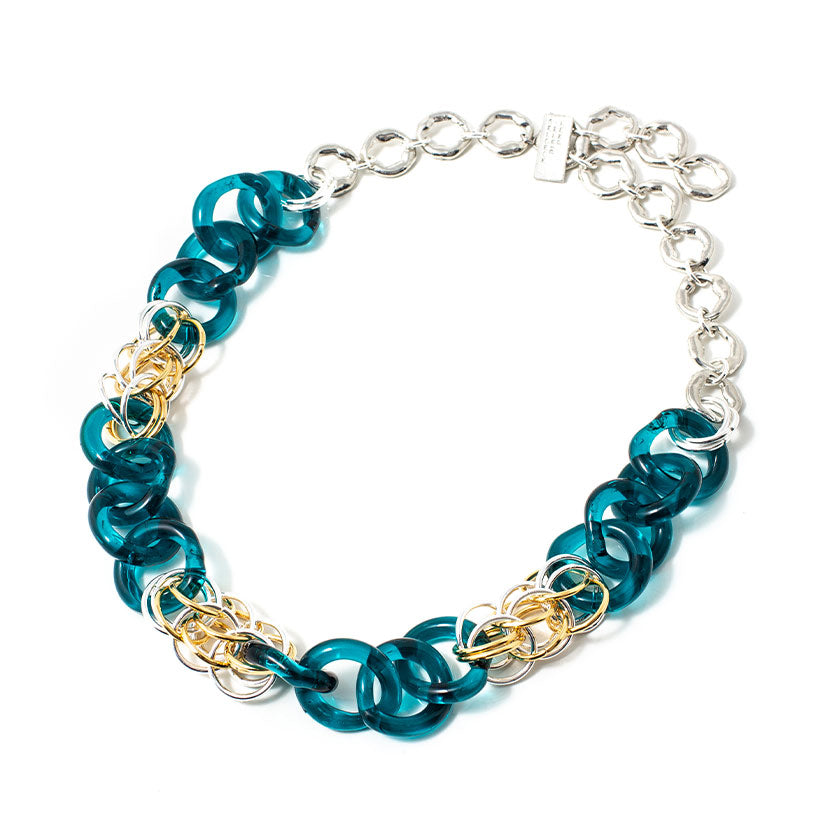 Ruizo two-tone necklace