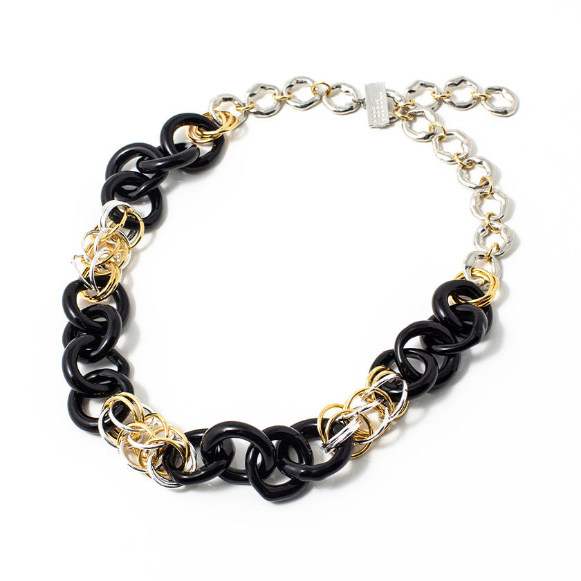 Ruizo two-tone necklace