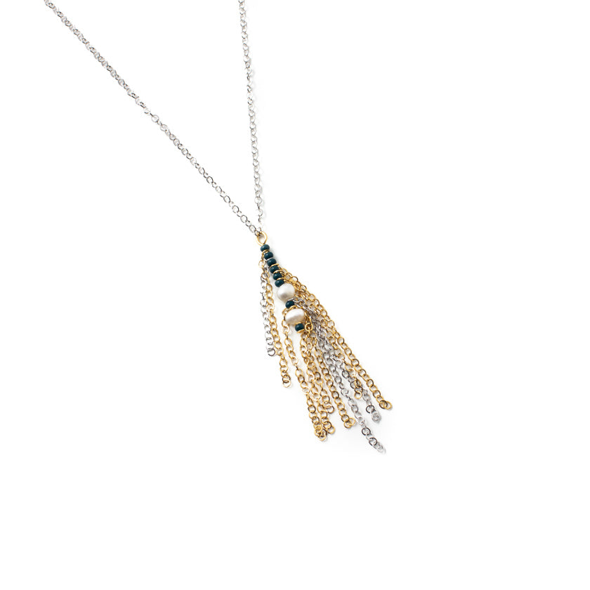 Cameli two-tone necklace