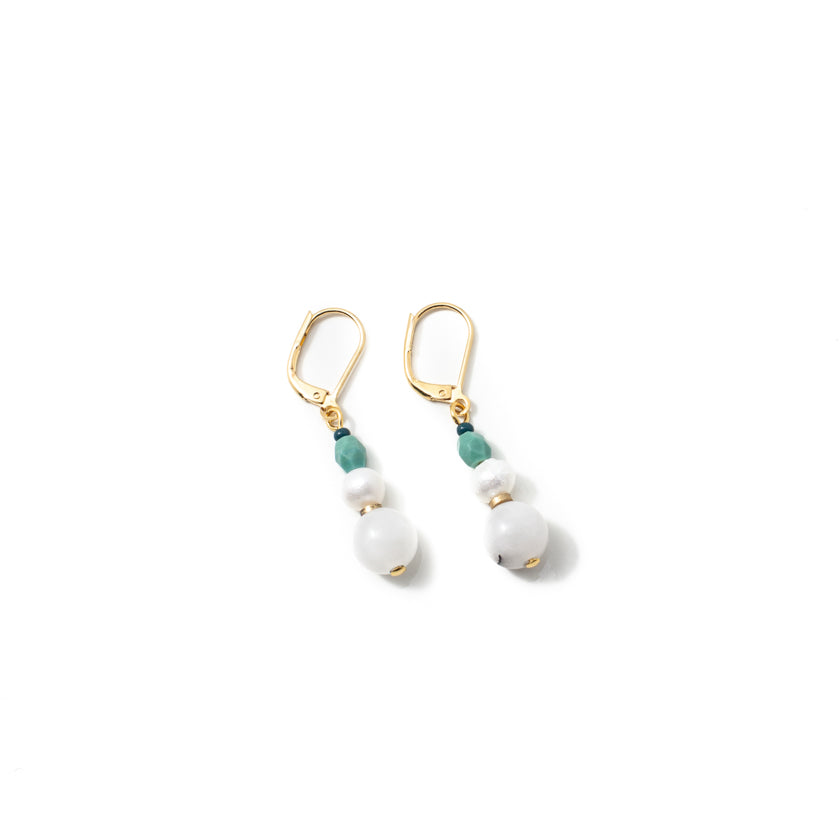 Belen gold earrings